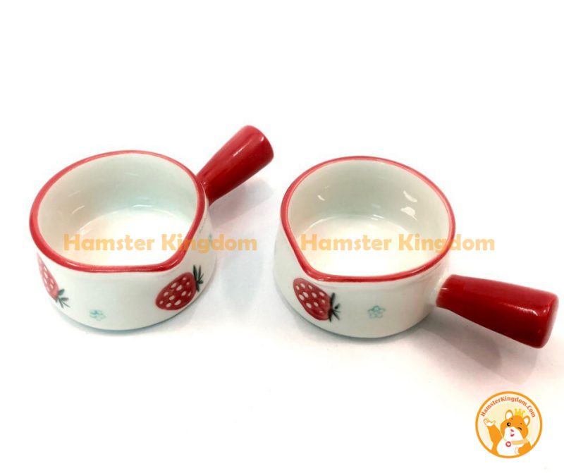 Chảo mini sứ - Chén ăn cho Hamster