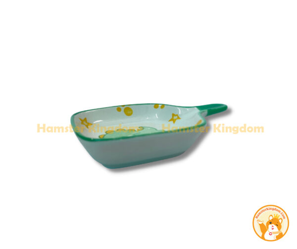 Chảo sứ vuông - Chén ăn cho Hamster - Hình ảnh 2