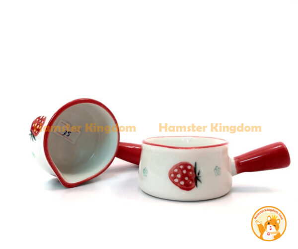 Chảo mini sứ - Chén ăn cho Hamster - Hình ảnh 2