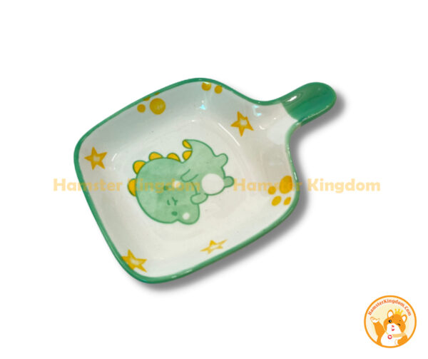 Chảo sứ vuông - Chén ăn cho Hamster - Hình ảnh 4