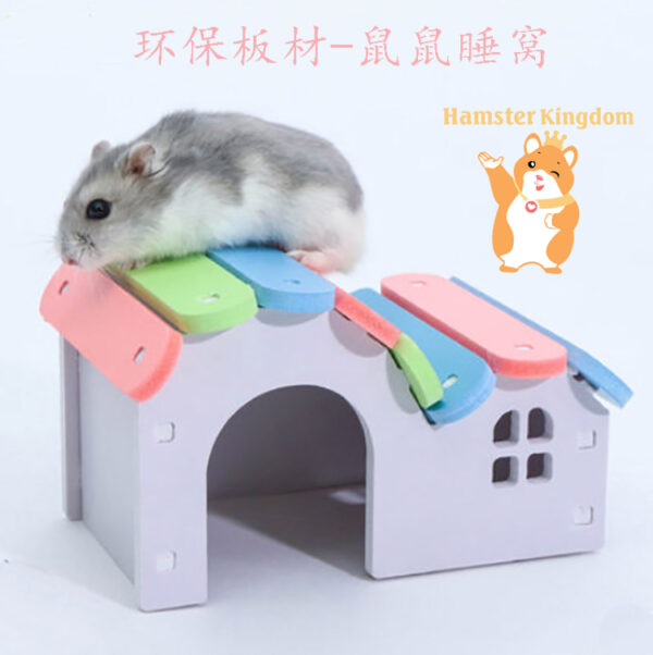 Nhà gỗ cầu vòng cho Hamster - Hình ảnh 4