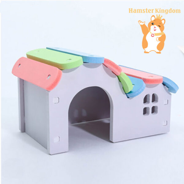 Nhà gỗ cầu vòng cho Hamster - Hình ảnh 5