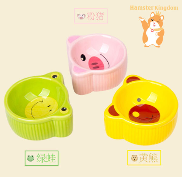 Chén ếch bằng sứ cho Hamster