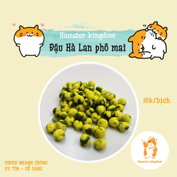 Đậu hà lan phô mai dành cho Hamster