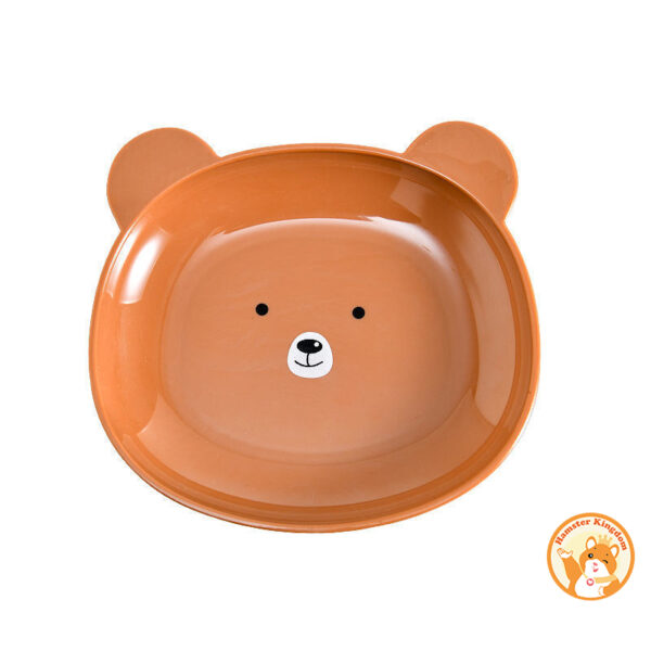 Chén ăn Gấu nhựa cho chuột  hamster. - Hình ảnh 4