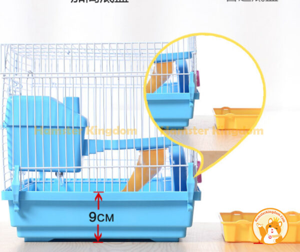 Lồng khổng lồ full 47x30x27 cho chuột hamster - Hình ảnh 7