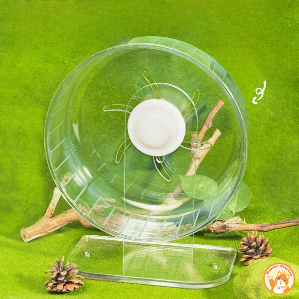 Wheel  mica Daisy 20cm trong suốt cho chuột hamster.