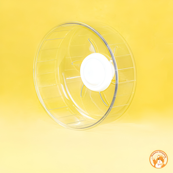 Wheel  mica Daisy 20cm trong suốt cho chuột hamster. - Hình ảnh 2