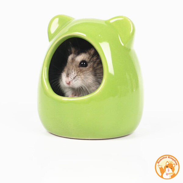 Nhà ngủ sứ gấu mini OIC cho chuột hamster - Hình ảnh 4