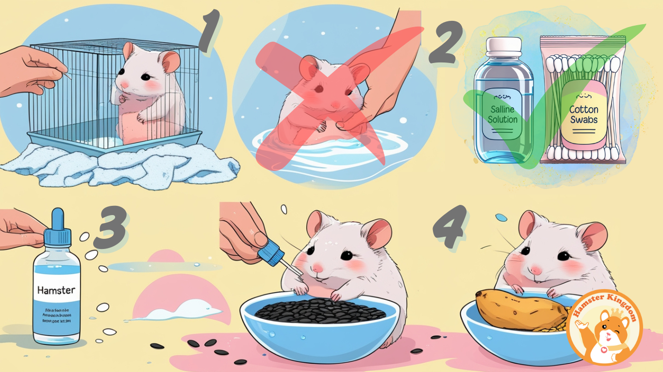 CÁCH XỬ LÍ KHI HAMSTER BỊ BỆNH TIÊU CHẢY