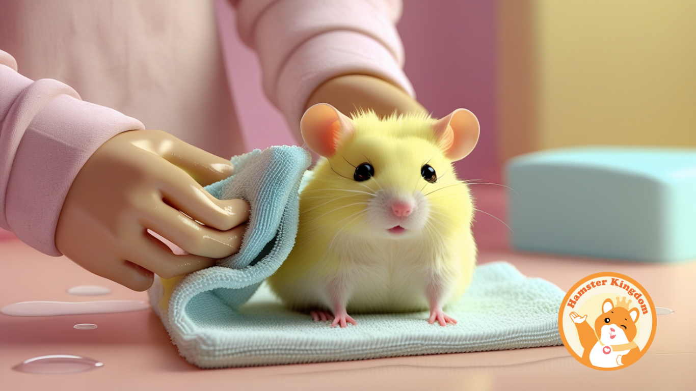 TẮM CHO HAMSTER