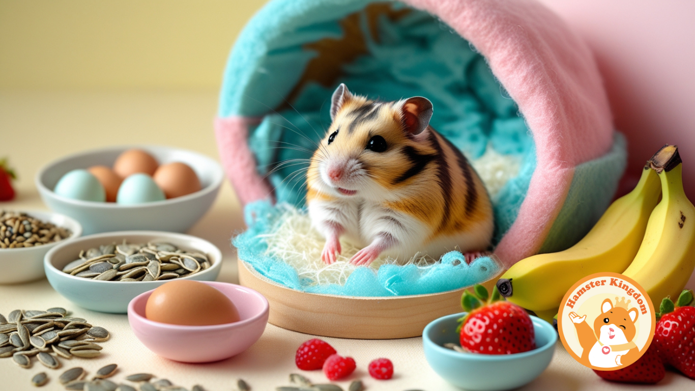 DINH DƯỠNG CHO HAMSTER CÓ BẦU