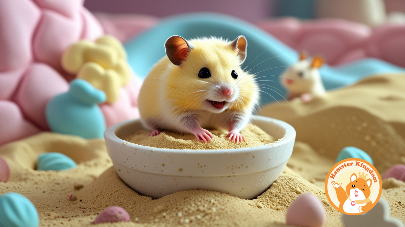 TẮM CHO HAMSTER