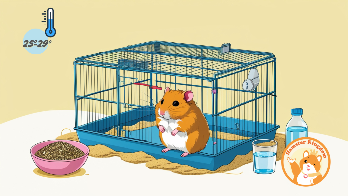 CHUỘT HAMSTER BỊ SỐC NHIỆT