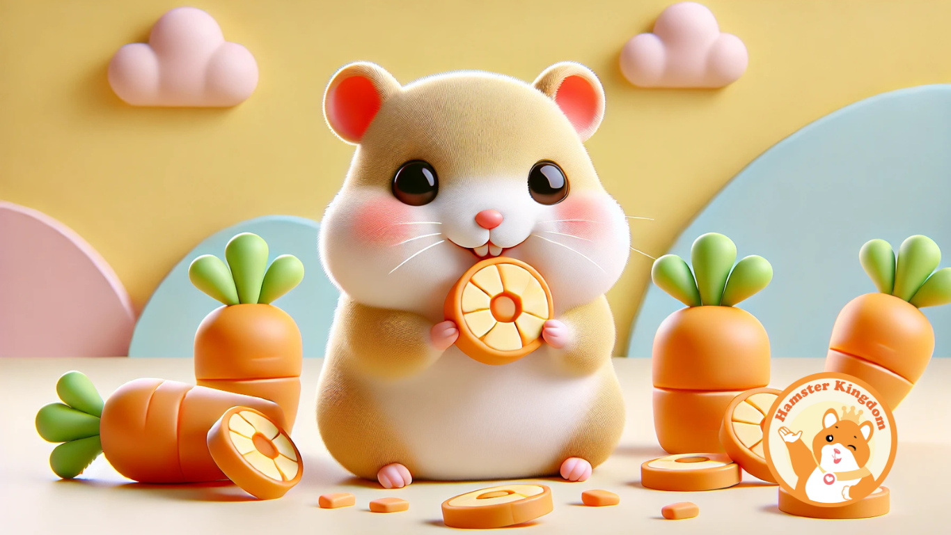 HAMSTER ĂN CÀ RỐT
