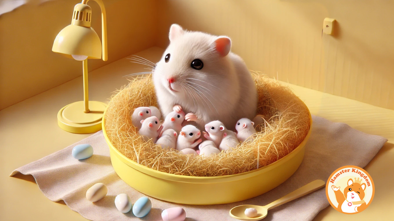 CHĂM SÓC HAMSTER MẸ