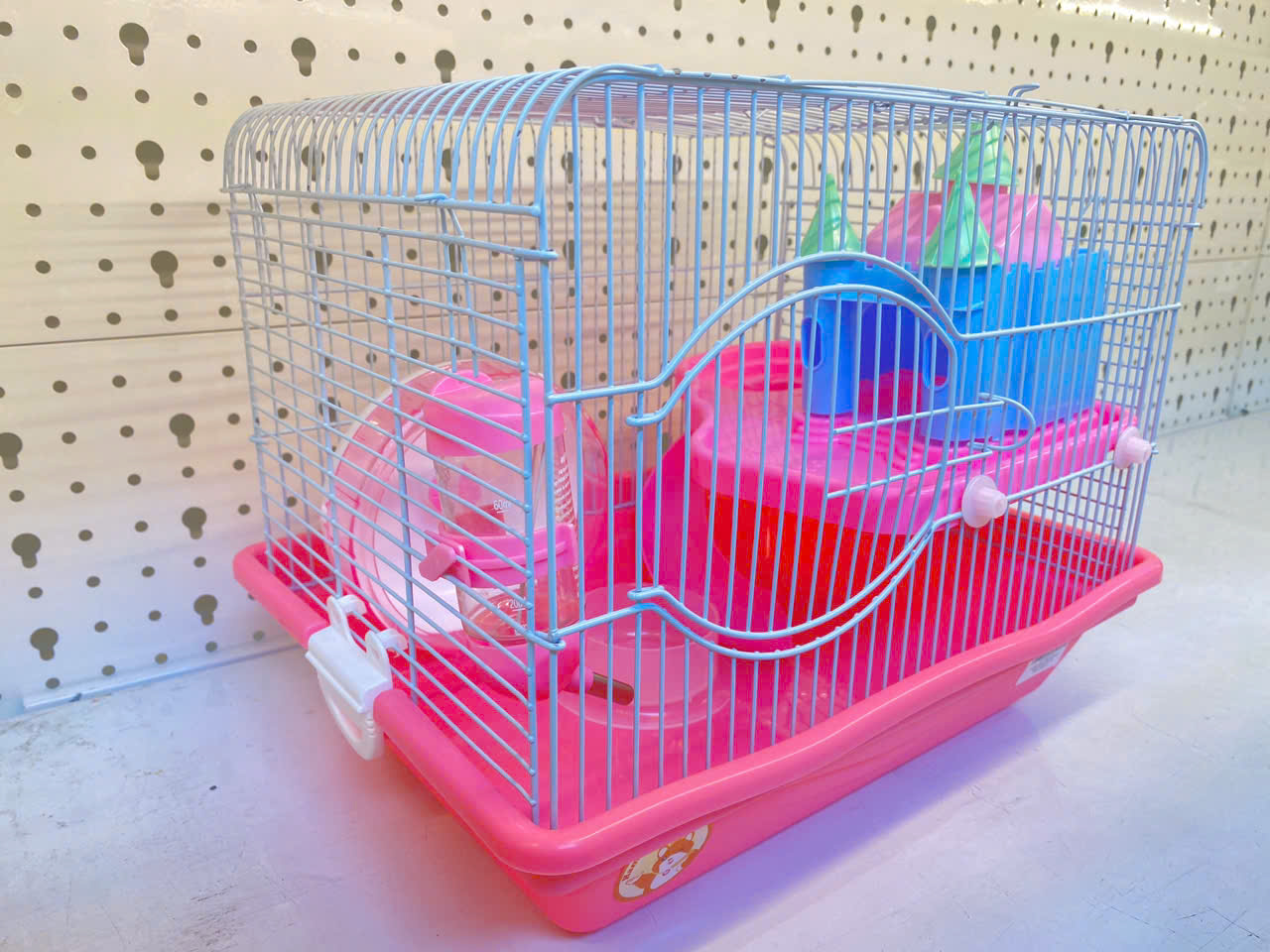 Lồng lâu đài wheel lớn 36x27x28 Hamster Kingdom - Ảnh 2