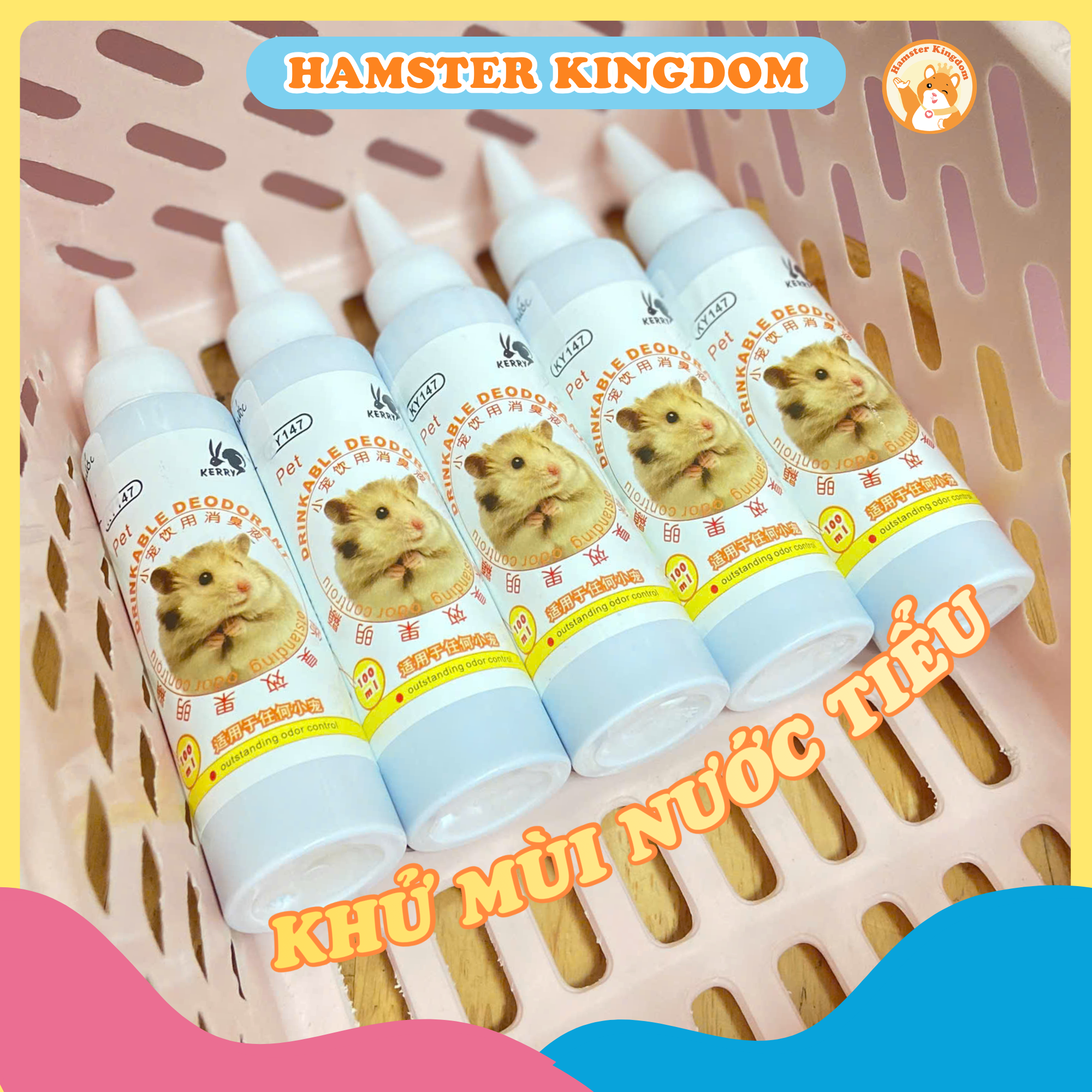 KHỬ MÙI NƯỚC TIỂU HAMSTER - HAMSTER KINGDOM