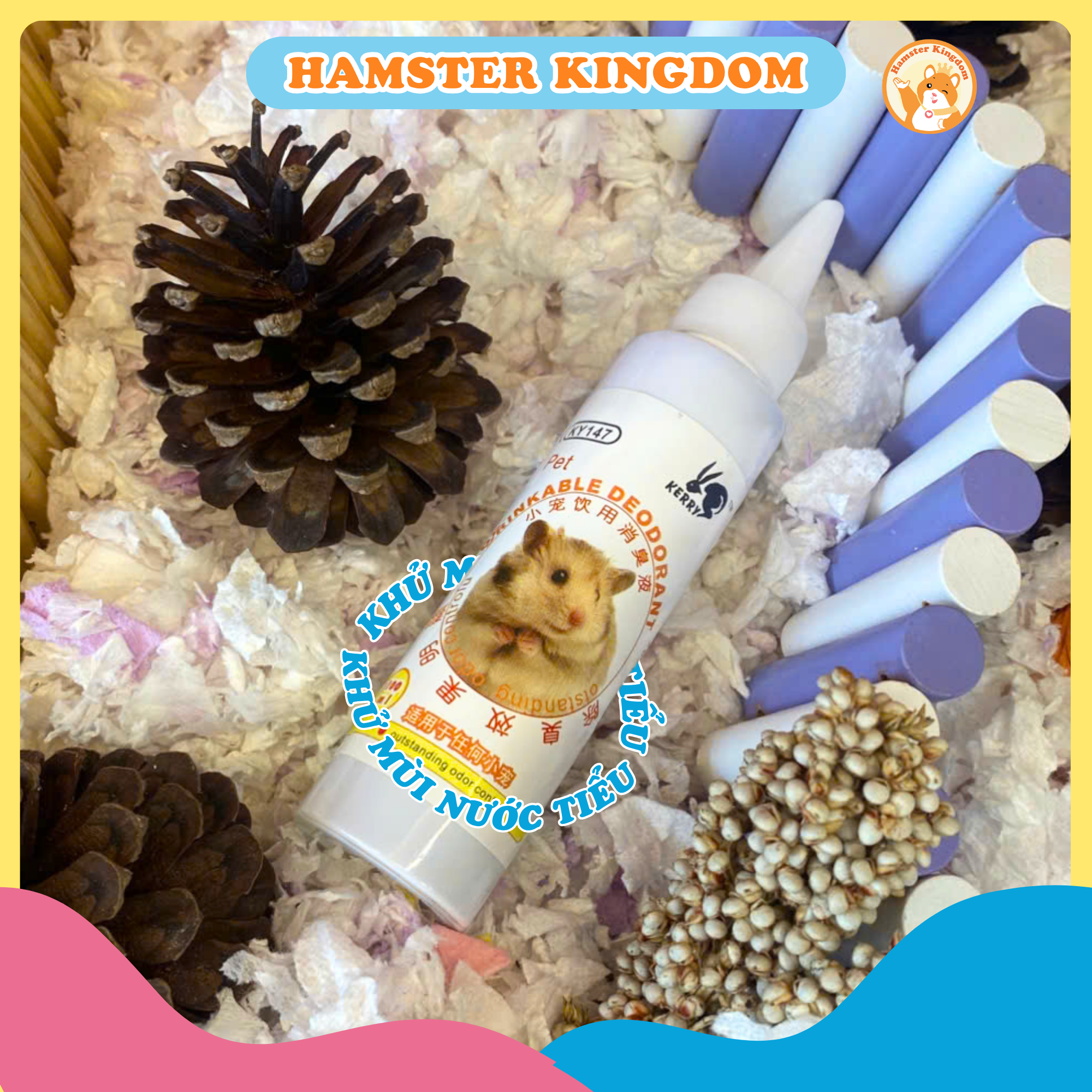KHỬ MÙI NƯỚC TIỂU HAMSTER - HAMSTER KINGDOM - Ảnh 4